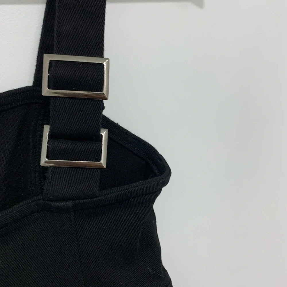 AVA & EVER Black Denim Jumpsuit Sz 6 BNWT - Picture 9 of 10